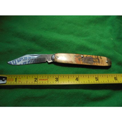 ZORRO Pen Knife! Painted Artwork!! $30.00 Shipped!! A Superhero or Cowboy Collec