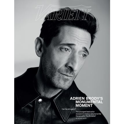VARIETY-FEBRUARY 5, 2025-ADRIEN BRODY-NEW-NO LABEL-FAST SHIPPING