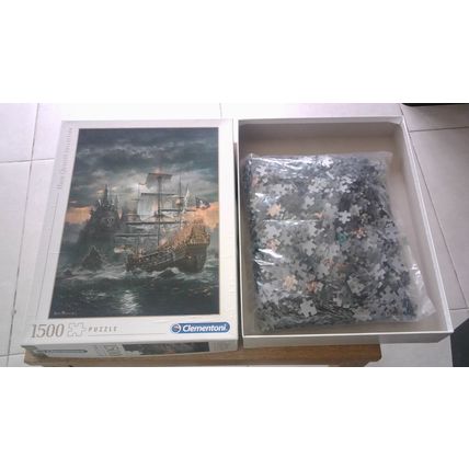 THE PIRATE SHIP by Sarel Theron Jigsaw Puzzle (1500 Piece) Clementoni