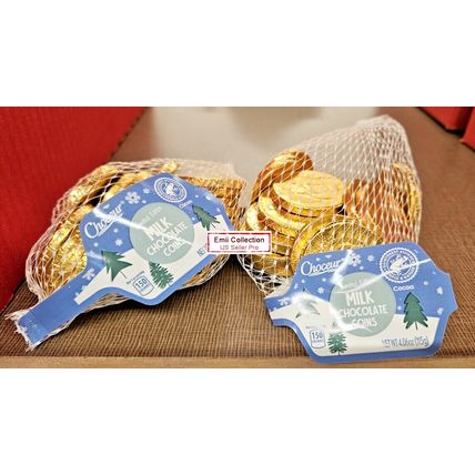 Choceur Limit Edition Milk Chocolate Coins 4.06oz 115g (2 Net Bags)