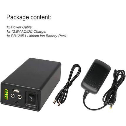 Talentcell 12V Lithium Ion Battery PB120B1, Rechargeable 38400Mah 142.08Wh Li-Io