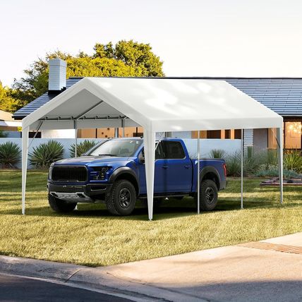 VEVOR Carport Replacement Canopy Cover 10 X 20 Ft, Garage Top Tent Shelter Tarp