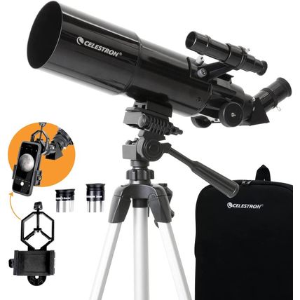 Celestron - 80Mm Travel Scope - Portable Refractor Telescope - Fully-Coated Glas