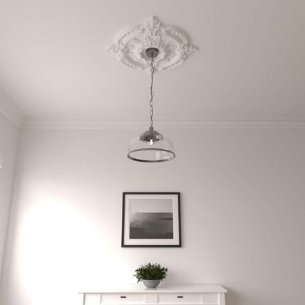Ekena Millwork CM28BE 28 3/8"OD X 3 3/4"ID X 1 5/8"P Benson Classic Ceiling Meda