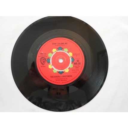 7" 1961. THE EVERLY BROTHERS. MUSKRAT. WB50.DONT BLAME ME.VERY GOOD.