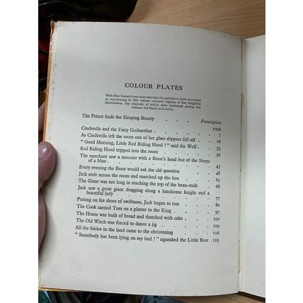 c1930s "FAVOURITE FAIRY TALES" MARGARET TARRANT ARTWORK HARDBACK BOOK (P4)