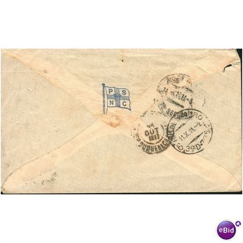 Argentina Cover 1911 - Pacific Steam Navigation Company letter