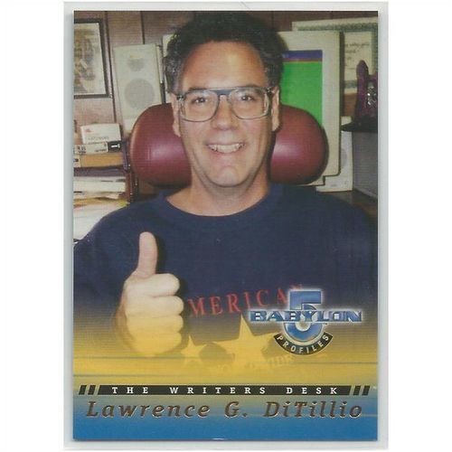 BABYLON 5 PROFILES ' WRITERS DESK card # WD1 LAWRENCE DiTILLIO (1999)