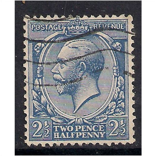 GB 1924 KGV 2 1/2d Blue Wmk 111 SG 422 (A199)