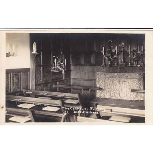 The Chapel of St Mary Bucklers Hard Hampshire Postcard (HAM71806)