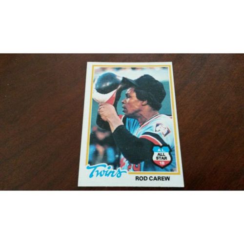 1978 Topps Card # 580 Rod Carew A.L. All Star Very Good (3) Minnesota Twins