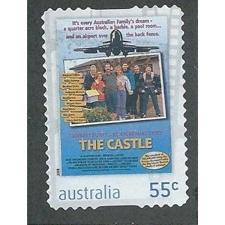 AUS 2008 55c (S/A) 'FAVOURITE FILMS -THE CASTLE' FINE USED (EBID37-191)
