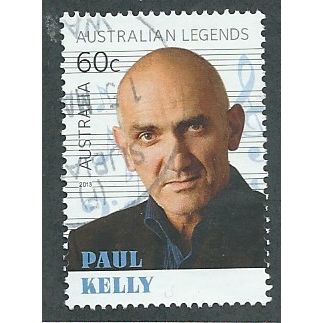 AUS 2013 60c 'AUSTRALIAN LEGENDS- PAUL KELLY' FINE USED (EBID38-208)