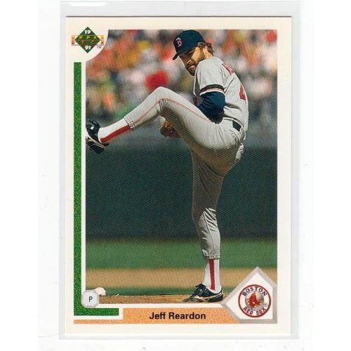 1991 Upper Deck Jeff Reardon baseball card #418 – Red Sox