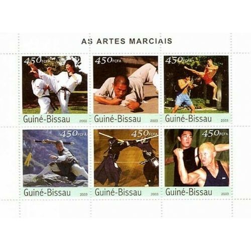 GUINE BISSAU 2003 SHEET MNH MARTIAL ARTS ARTES MARCIALES ARTS MARTIAUX SPORTS 2
