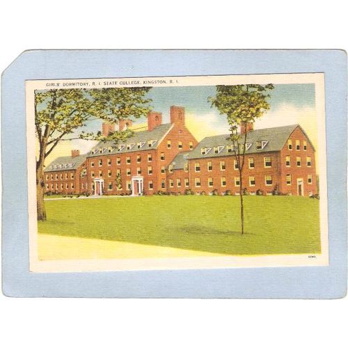 Rhode Island Kingston Girl's Dormitory R I state College~623