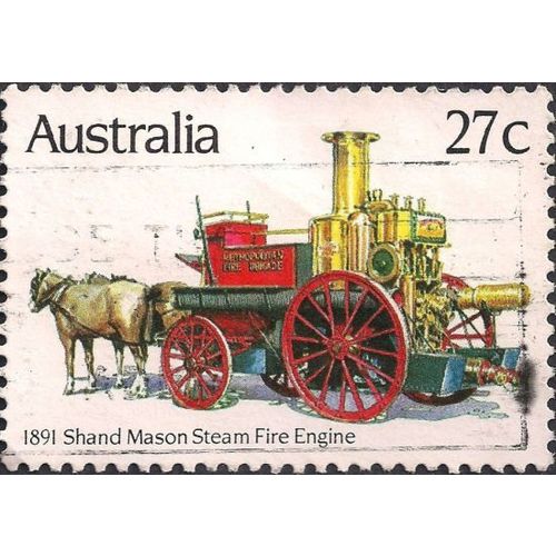 AUSTRALIA, ROAD, 1981 Shand Steam Fire Engine, white 1983, 27c