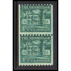 1059 4 1/2c Hermitage Average MNH CLP QA0050