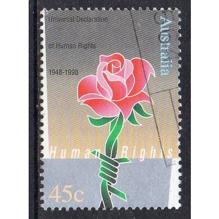 Australia 1998 50th Anniv of Universal Declaration of Human Rights 45c Used