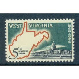 1232 5c West Virginia Fine MNH MA0296