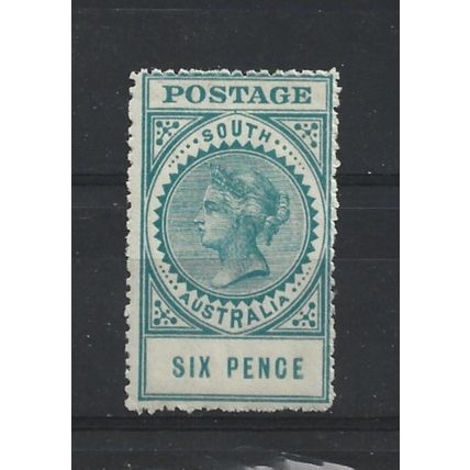 SouthAustralia.SG284 6d Blue-Green.Mounted Mint.Oct24