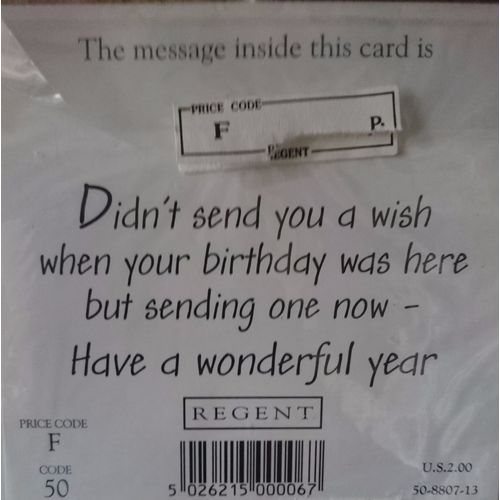 Belated Cards - A Belated Wish - 01