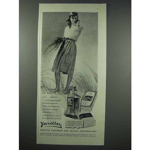 1943 Yardley English Lavender Perfume, Soap Ad