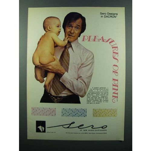 1972 Sero Shirts Ad - Pleasure of Pink