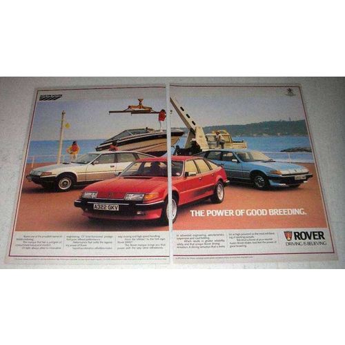 1984 Rover 2000 and Vitesse Cars Ad - Good Breeding