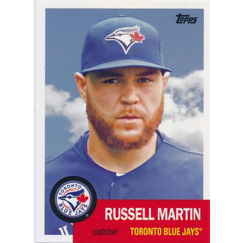 2016 Topps Archives 1953 Topps 29 Russell Martin Toronto Blue Jays