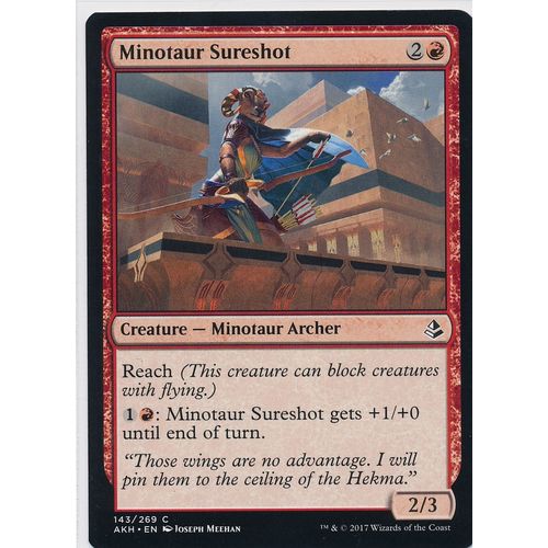 Magic the Gathering MTG Amonkhet 143/269 Minotaur Sureshot