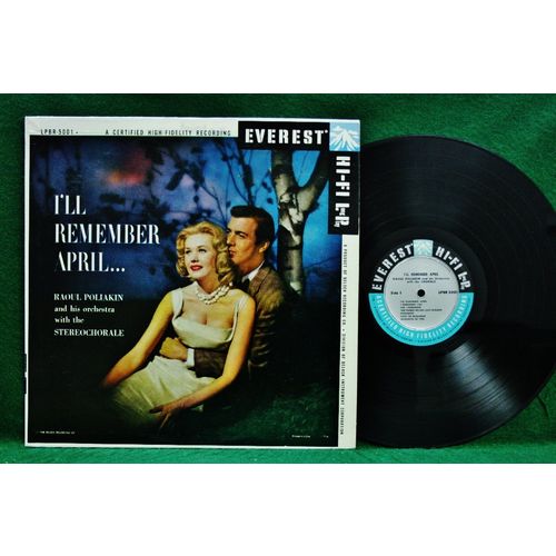 Raoul Poliakin & Chorale - I’ll Remember April - LPBR 5001 - EX+