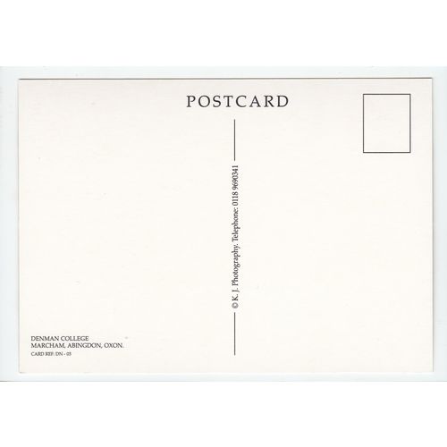 Denman College Marcham Abingdon Oxfordshire Postcard DN03