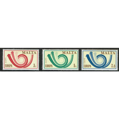 Malta 1973 Europa set 3v SG501-503 UM