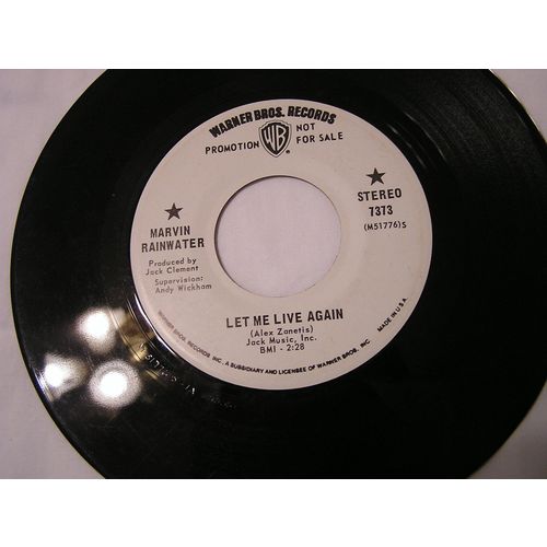 Marvin Rainwater Promo 45-LET ME LIVE AGAIN/I LOVE MY COUNTRY STEREO