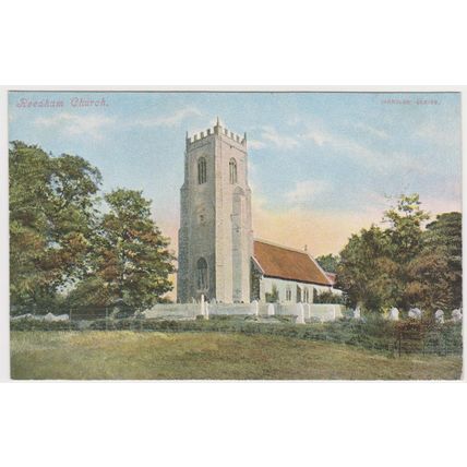 PPC Reedham Church Norfolk c1905