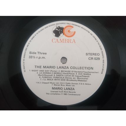 MARIO LANZA – THE MARIO LANZA COLLECTION - 12" DOUBLE ALBUM