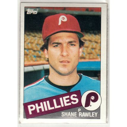 1985 Topps Baseball card 636 Shane Rawley