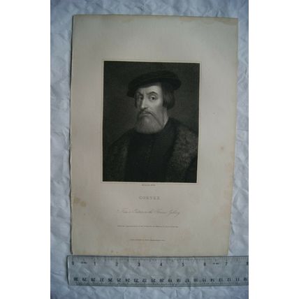 1836 engraving - Cortez