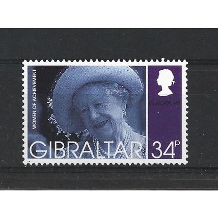 Gibraltar.SG770 34p Queen Elizabeth the Queen Mother.Mounted Mint.Nov23