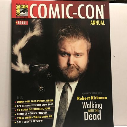 2010 San Diego Comic Con Annual Magazine Walking Dead Kirkman Cover