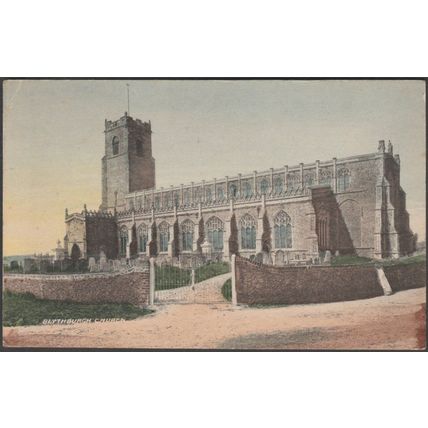 Blythburgh Church, Suffolk, c.1910s - Studio Series Postcard