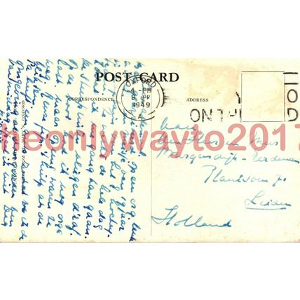 The High from St Marys, Oxford, UK, 1949, Postcard