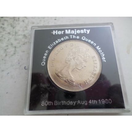 UK / GB - 1980 - Queen Mother - 80th Birthday - in Nat West plastic case