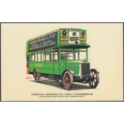Ortona Motor Co Leyland GH7 - Prescott-Pickup Postcard