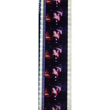 Jimi Hendrex. Pk MTP - A014n . 1 STRIP OF 5 - 35MM FILM CELLS. A very rare strip