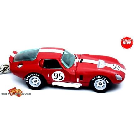 RARE KEYCHAIN RED 1964/65 SHELBY COBRA DAYTONA CUSTOM Ltd Ed. GREAT GIFT