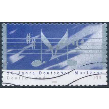 50ᵗʰ Anniv of Deutscher Musikrat - Germany 2004 - F H - MiNr 2380