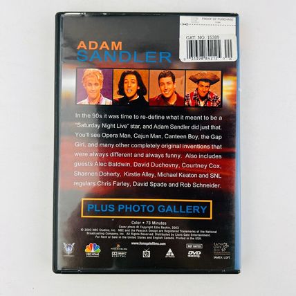 Saturday Night Live - The Best of Adam Sandler DVD