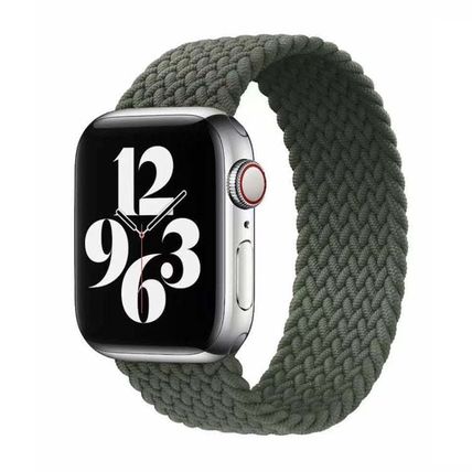Single-turn Nylon Woven Watchband For Apple Watch Series 6 & SE & 5 & 4 44mm / 3